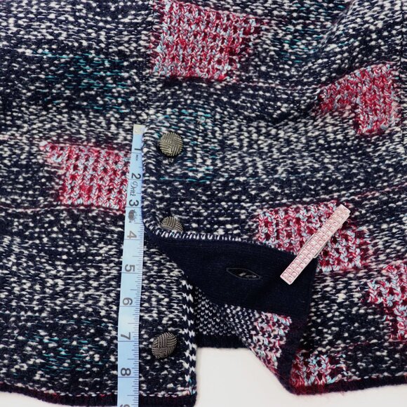 CHANEL Skirt Size 40 Wool Cashmere Plaid Tweed 15B - Picture 8 of 16